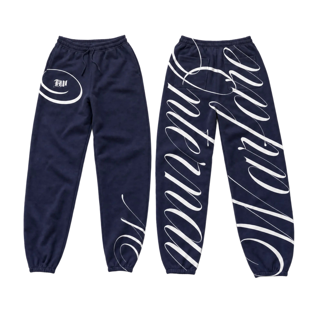 Cathedral Joggers front and back